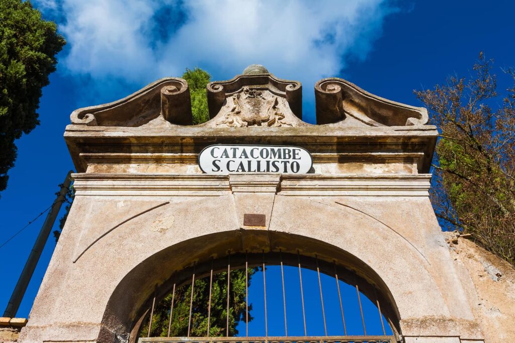 Ingresso alle catacombe di San Callisto