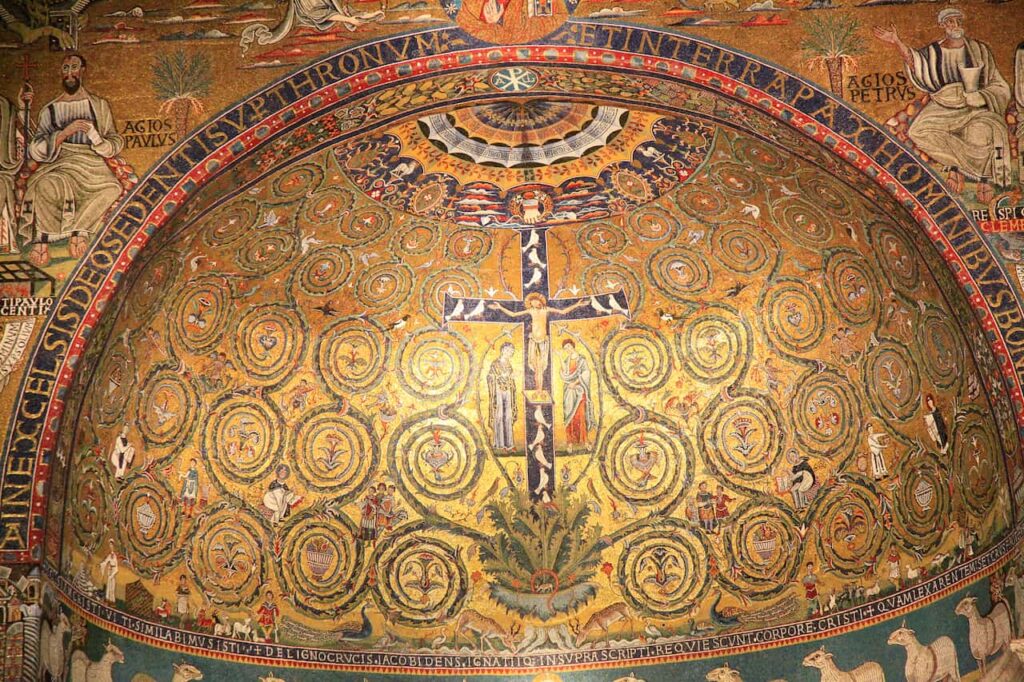 mosaico basilica san clemente